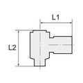 Produktbild von RIEGLER - Drosselrückschlagventil »Blaue Serie«, Zuluftdros. R 1/4 a. Ø12mm (18
