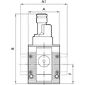 Produktbild von RIEGLER - Druckschalter »SYNTESI«, BG 1, G 1/8, 2 m Kabel (5611S101)