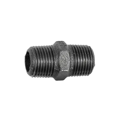 Produktbild von RIEGLER - Doppelgewindenippel 280 R 1 1/4 a., R 1 1/4 a. Temperguss schwarz (TF