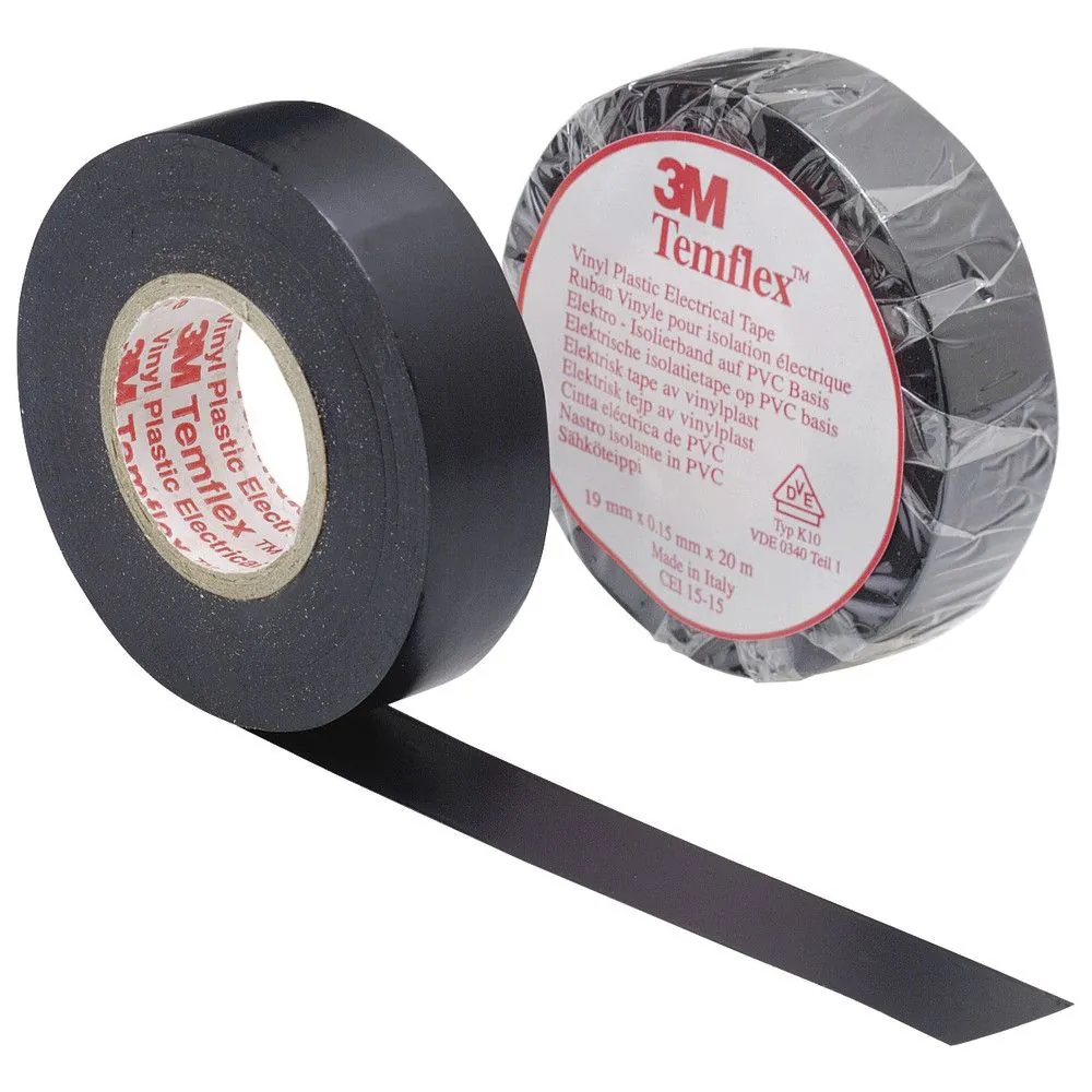 3M Temflex 1500 Isolierband 15mm x 10m schwarz Produktbild img1 L