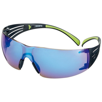 3M Schutzbrille Securefit™ SF401AF/schwarz/grün/grau