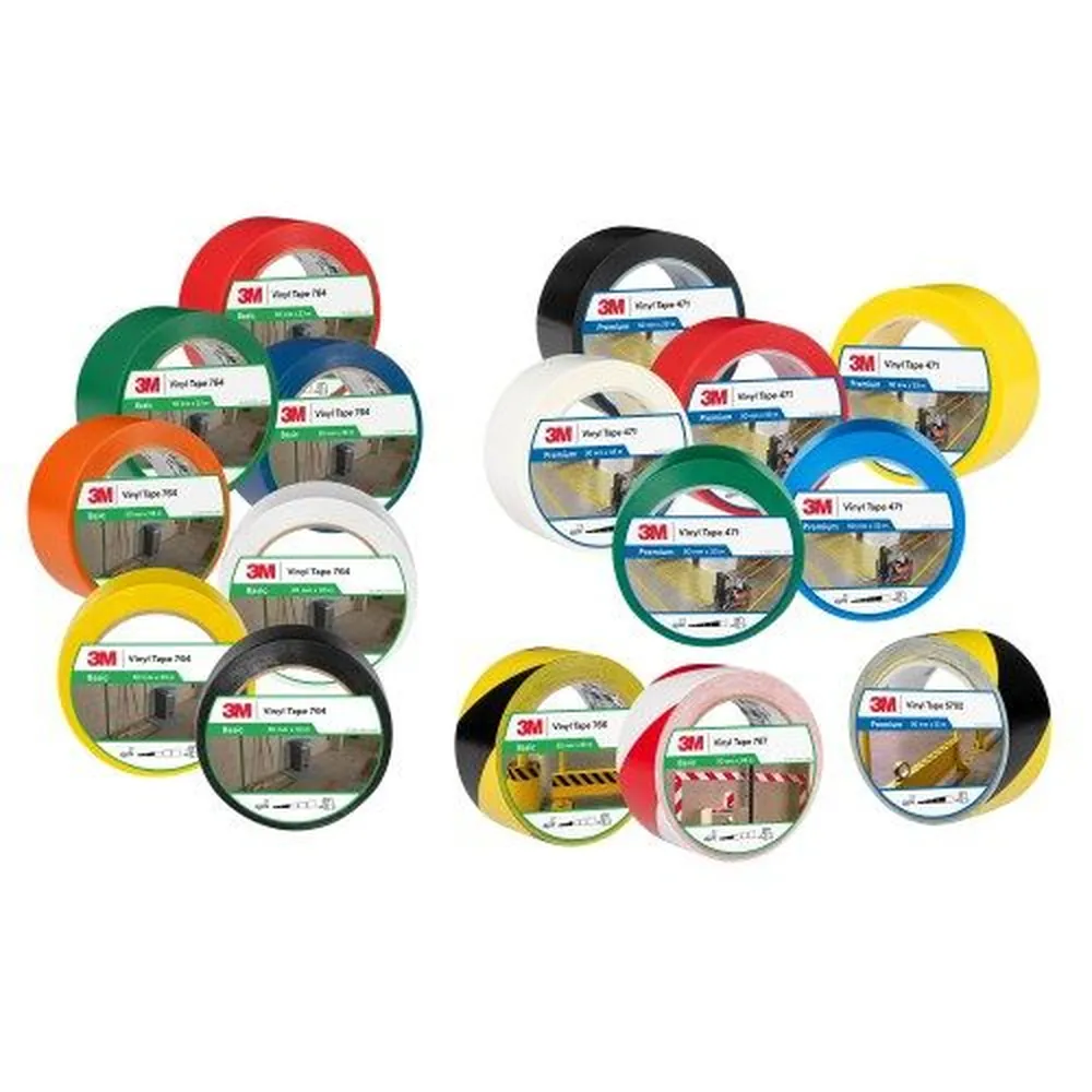 3M Gefahrenmarkierungsband&nbsp;767i, Rot/Weiß, 50 mm x 33 m Produktbild img2 L