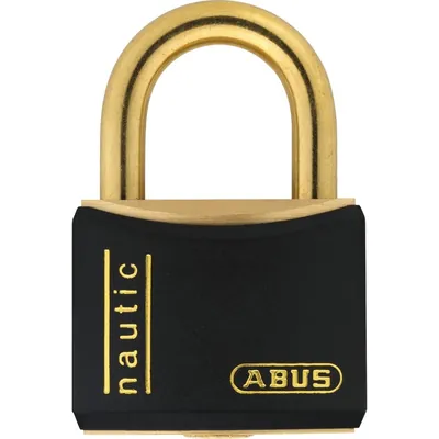 Produktbild von ABUS - AV-Vorhangschloss, Nautic T84MB/40 Lock-Tag, Messing massiv