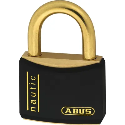 Produktbild von ABUS - AV-Vorhangschloss, Nautic T84MB/40 Lock-Tag, Messing massiv