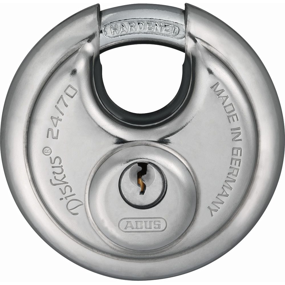 ABUS AV-Vorhangschloss, Diskus 24/70 Lock-Tag, Edelstahl Produktbild img2 L