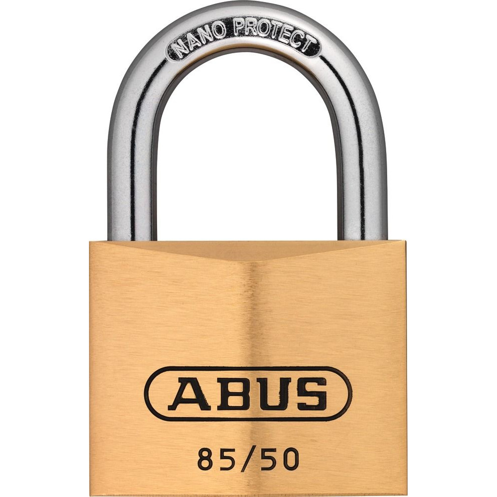 ABUS AV-Vorhangschloss 85/50, Messing massiv Produktbild img1 L