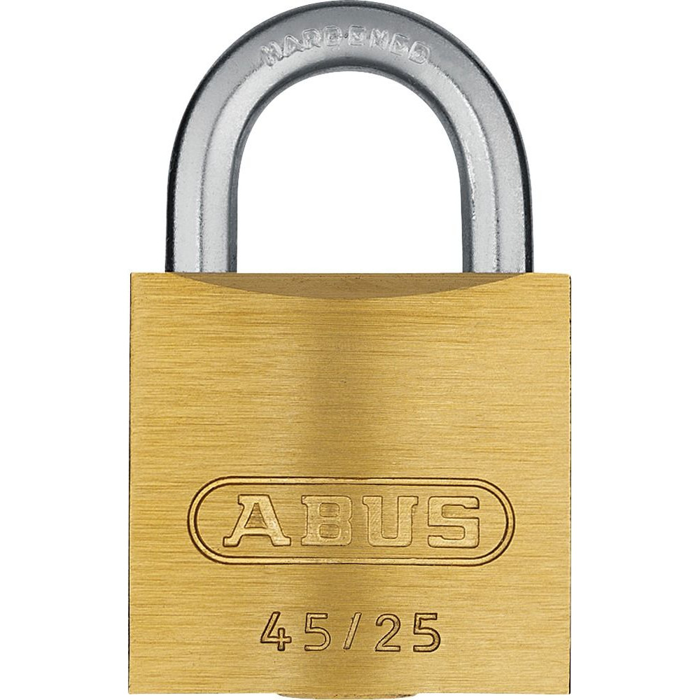 ABUS AV-Vorhangschloss 45/25 Lock-Tag, Messing massiv Produktbild img2 L