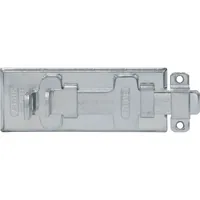 Produktbild von ABUS - Grendelriegel, mit Schlaufe,300/120 SB,B46xL120mm, chromatiert
