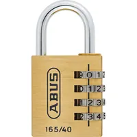 ABUS AV-Zahlen-Vorhangschloss 165/40, Messing Produktbild