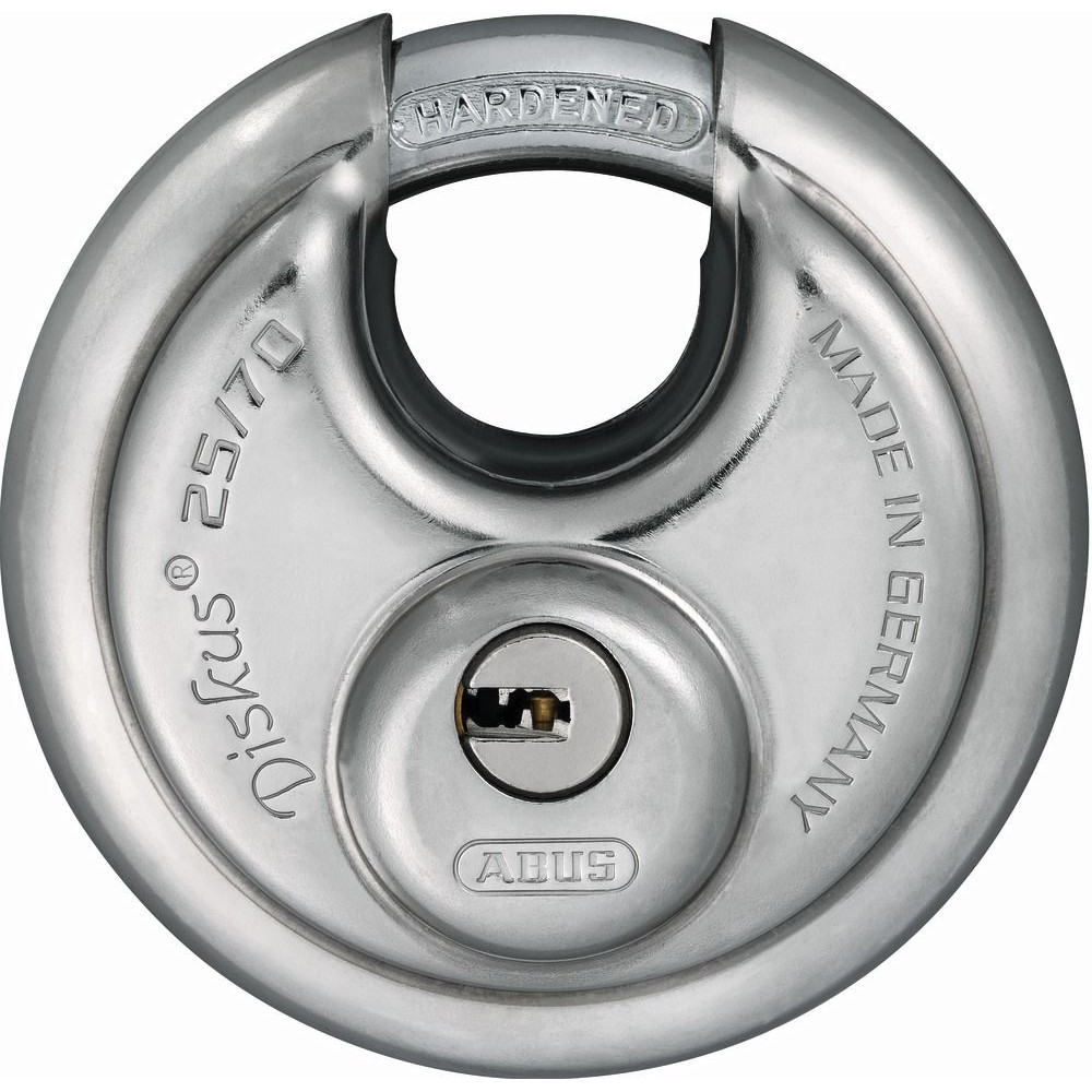 ABUS AV-Vorhangschloss, Diskus 25/70 Lock-Tag, Edelstahl Produktbild img2 L