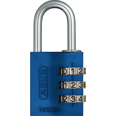 Produktbild von ABUS - AV-Zahlen-Vorhangschloss 145/30, Aluminium massiv, orange