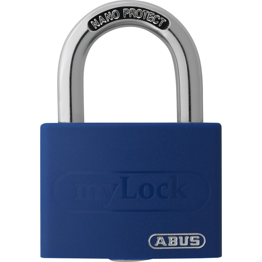 ABUS AV-Vorhangschloss T65AL/40 Lock -Tag, Aluminium leicht massiv blau Produktbild img2 L