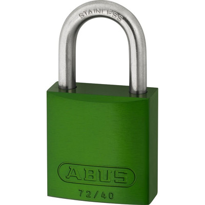 Produktbild von ABUS - AV-Vorhangschloss, Ecolution™ 72IB/40 B/DFNLI, Aluminium massiv grün