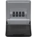 ABUS OA-Schlüsselbox, mit Zahlenschloss, KeyGarage MIni 727, grau Produktbild