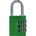 ABUS AV-Zahlen-Vorhangschloss 144/30 Lock-Tag, Aluminium, grün Produktbild