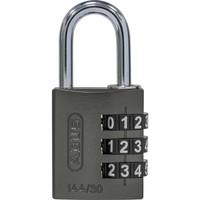 ABUS AV-Zahlen-Vorhangschloss 144/30 Lock-Tag, Aluminium, titanium Produktbild