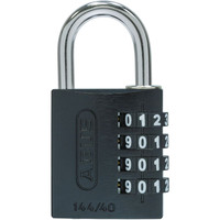 ABUS AV-Zahlen-Vorhangschloss 144/40 Lock-Tag, Aluminium, schwarz Produktbild