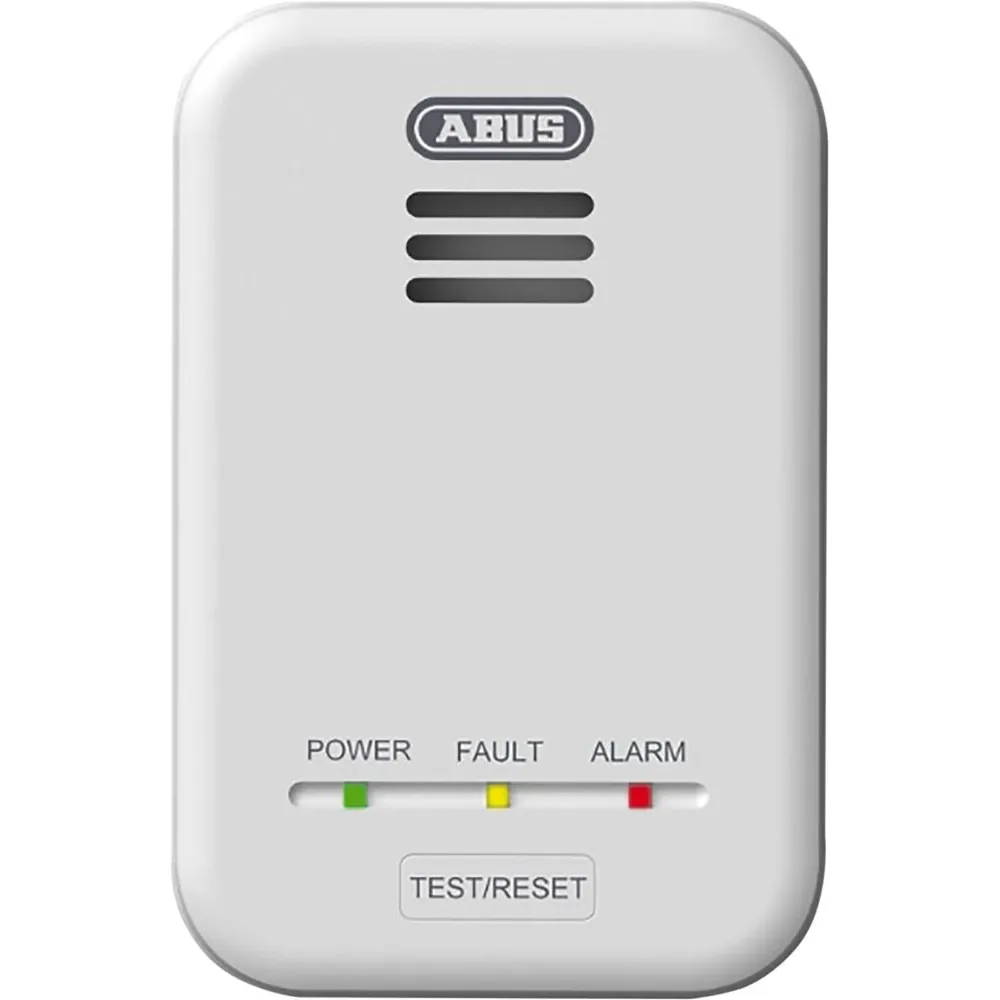 ABUS Gasmelder GWM100ME,Kunststoff,weiß,B:75xH:115xT:36,5mm,Norm:BS EN 50194 Produktbild img1 L