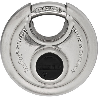 Abus Av-Vorhangschloss, Diskus 20/80 B/Dfnli, Edelstahl