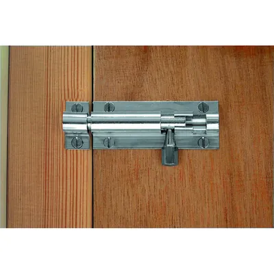 Produktbild von ABUS - Grendelriegel, mit Schlaufe,96/50 C/DFNL,B25xL50mm, verchromt