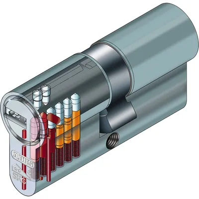 Produktbild von ABUS - PDZ,EC550NP,BL35/50,Not+Gefahrenfunktion o.Schl.,gl.,333333,MS matt Nick