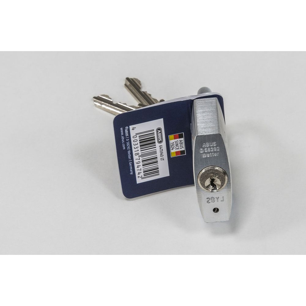 ABUS AV-Vorhangschloss T65AL/40 Lock -Tag, Aluminium leicht massiv blau Produktbild img1 L