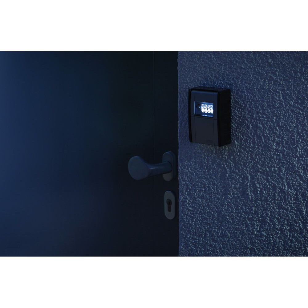 ABUS OA-Schlüsselbox, mit Zahlenschloss, KeyGarage 787 LED, Wandmontage, schwarz Produktbild img2 L