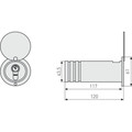 ABUS OB-Schlüsseltresor, KeySafe 729, Zylindergehäuse herausnehmbar, Edelstahl Produktbild img3 S