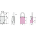 ABUS OA-Schlüsselbox, mit Zahlenschloss, KeyGarage Mini 737, grau Produktbild img2 S
