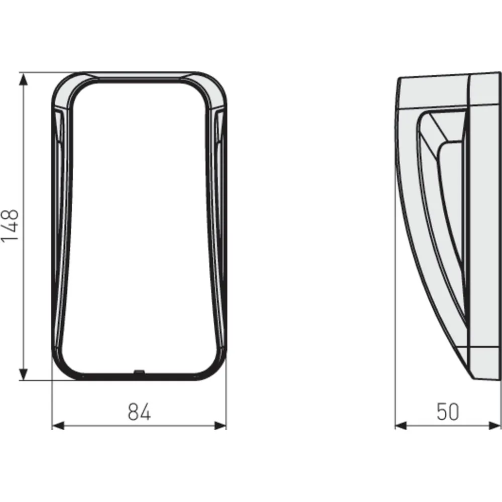 ABUS Sichtschutz HomeTec Pro CSS3000, für Funktastatur, zum Einclipsen, grau Produktbild img4 L