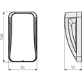 ABUS Sichtschutz HomeTec Pro CSS3000, für Funktastatur, zum Einclipsen, grau Produktbild img4 S