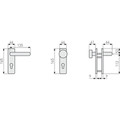 ABUS FH-Drückergarnitur,Kurzschild,eckig KFG SB-Header,PZ,9/72,schwarz Produktbild img6 S