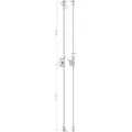 Produktbild von ABUS - WET-Stangenschloss, mit Zylinder, TSS550 +EC550, Metall silber, ohne Sta