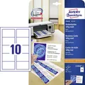 Produktbild von AVERY™ Zweckform - Zweckform C32010-25 Classic Visitenkarten, 85 x 54 mm, beids