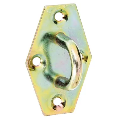 Produktbild von ALBERTS - Öse auf Platte, disp., Länge 64 mm, Breite 41 mm