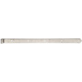 ALBERTS Ladenband, gerade, Abschluss abgerundet, Edelstahl, LxB 800x45 mm, Rolle Ø16 mm Produktbild
