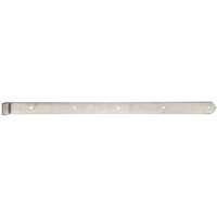 ALBERTS Ladenband, gerade, Abschluss abgerundet, Edelstahl, LxB 800x45 mm, Rolle Ø16 mm Produktbild