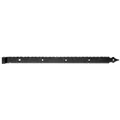 Produktbild von ALBERTS - Ladenband,gerade,m.Zierspitze,randgehämmert,vz.schwarz,LxB820x45mm,Ro
