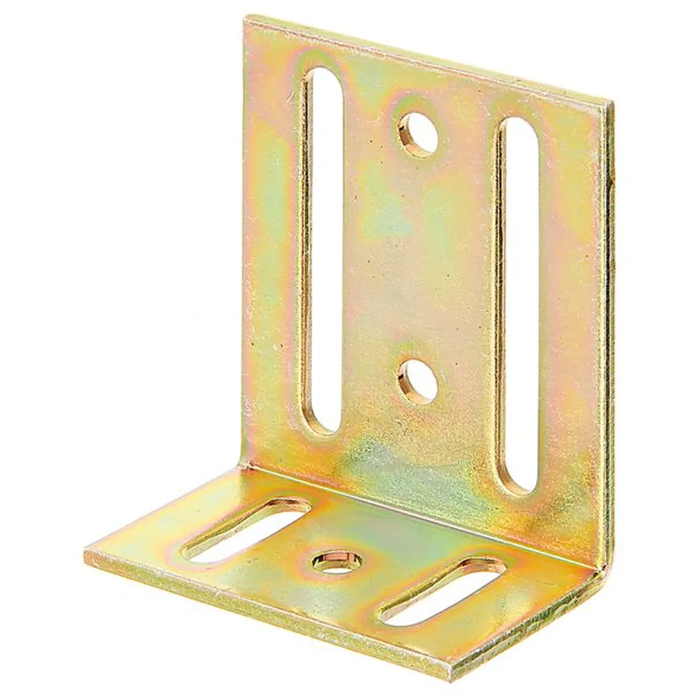 ALBERTS Verstellwinkel, mit Langloch, galv. disp., TxHxB 40x77x65 mm Produktbild img1 L