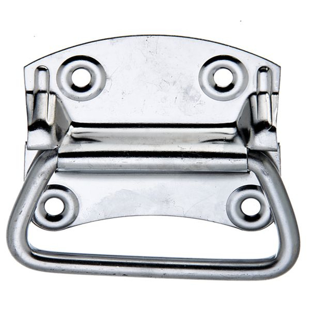 ALBERTS Kistengriff, Edelstahl, Platte BxH 92x80 mm, Tiefe 12 mm Produktbild img1 L