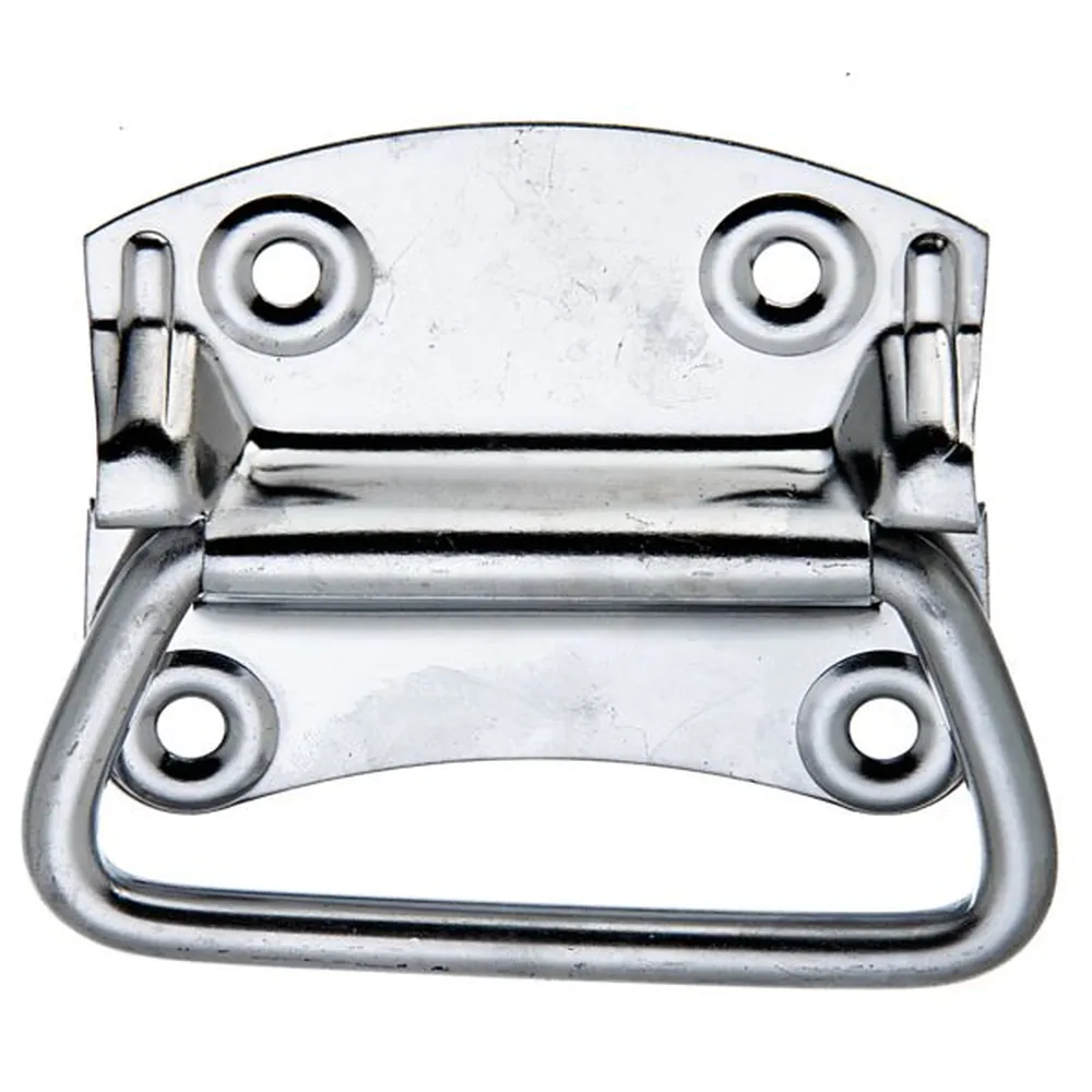 ALBERTS Kistengriff, Edelstahl, Platte BxH 92x80 mm, Tiefe 12 mm Produktbild img1 L