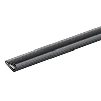 Produktbild von ALBERTS - Kantenschutzprofil, Weich-PVC, schwarz, LxBxH 1500 x 10 x 7 mm