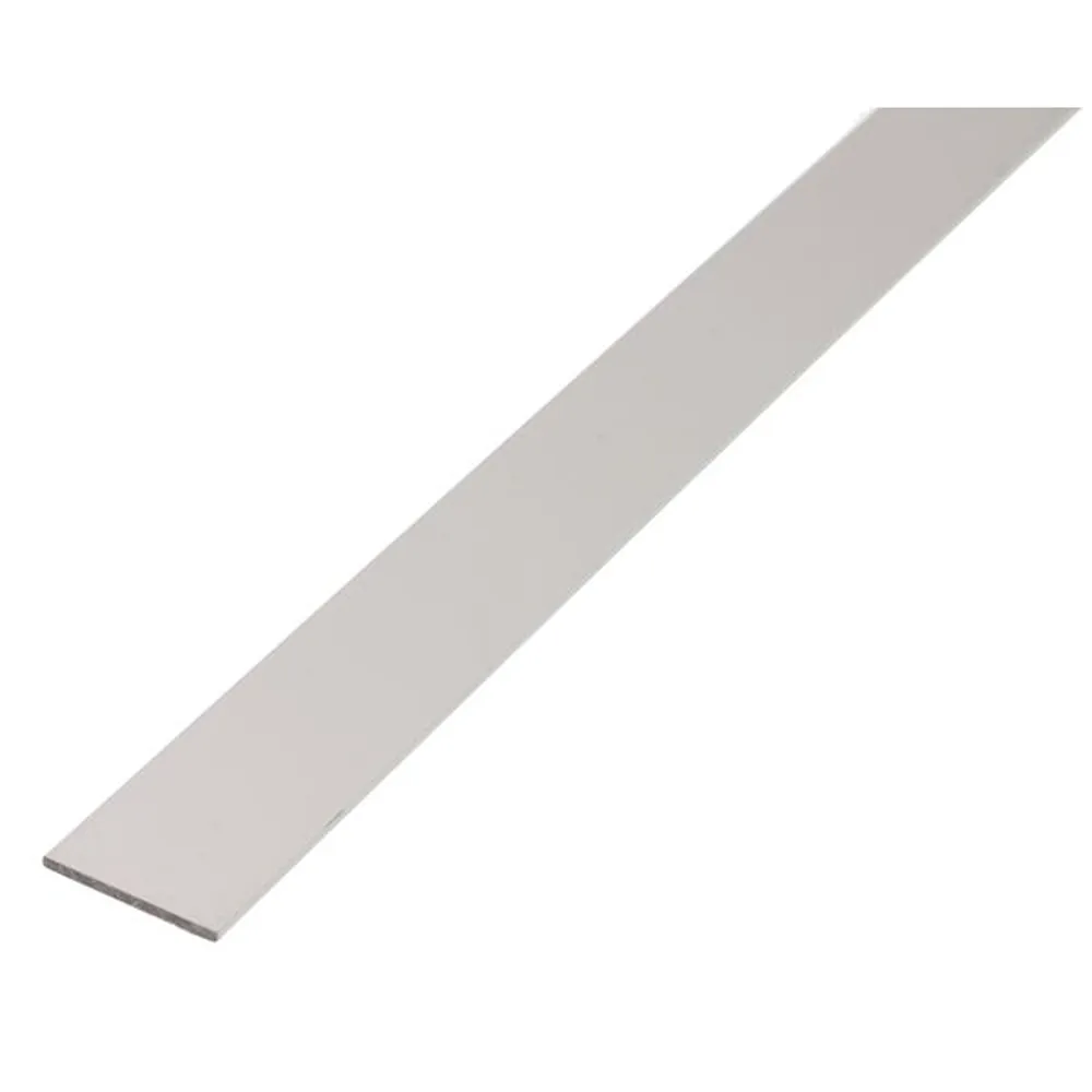 ALBERTS Flachstange, L 1000 mm, Aluminium silberfarbig Produktbild img1 L