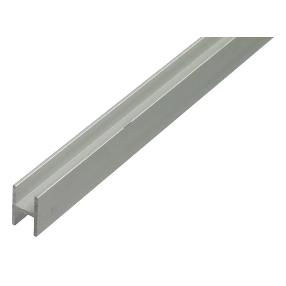 ALBERTS H-Profil, Alu silber elox., LxBxS 1000 x 9,1 x 12 x 1,3 mm Produktbild img1 L