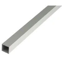 Produktbild von ALBERTS - Vierkantrohr, Alu silber elox., LxBxS 2000 x 15 x 15 x 1 mm