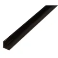 ALBERTS Winkelprofil, gleichsch., PVC schwarz, LxBxHxS 2000 x 20 x 20 x 1,5 mm Produktbild