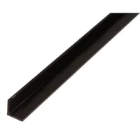 ALBERTS Winkelprofil, gleichsch., PVC schwarz, LxBxHxS 2000 x 20 x 20 x 1,5 mm Produktbild
