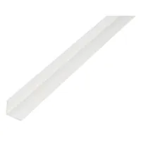 Produktbild von ALBERTS - Winkelprofil, gleichsch., PVC weiß, LxBxHxS 1000 x 25 x 25 x 1,8 mm