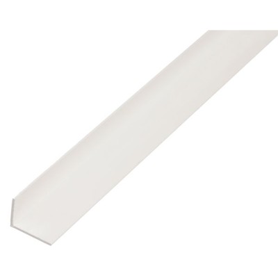 Produktbild von Alberts - Winkelprofil, ungleichsch., PVC weiß, LxBxHxS 1000 x 30 x 20 x 3 mm