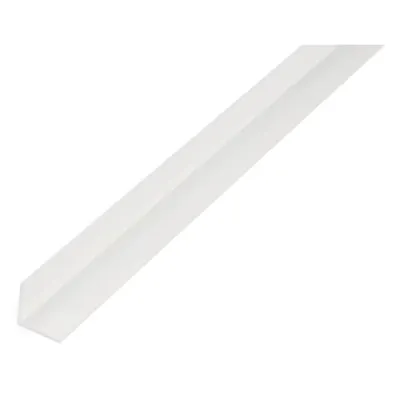 Produktbild von ALBERTS - Winkelprofil, gleichsch., PVC weiß, LxBxHxS 2000 x 15 x 15 x 1,2 mm
